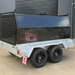 black canopy trailer