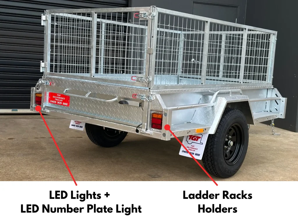 heavy duty trailer 7x4