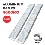 2.5m aluminium ramps 4 tonne