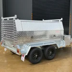 tradie trailer with alloy canopy