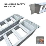 safety pin and clip for ramps