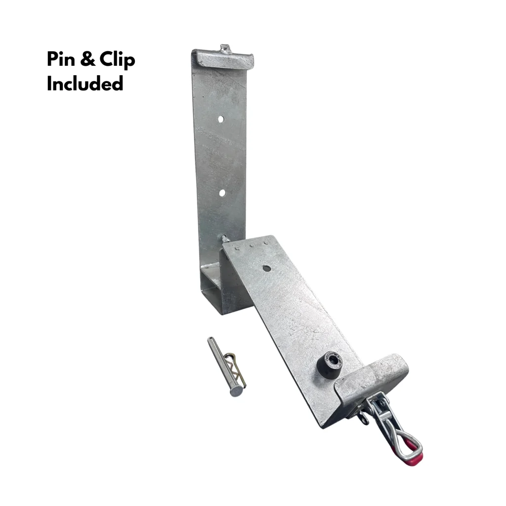 ramp holder with pin and clip