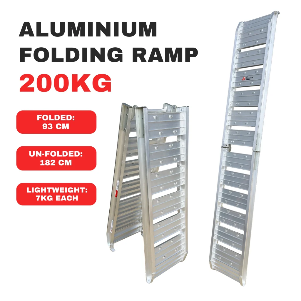 aluminium loading ramp foldable