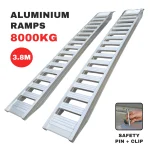 3.8m aluminium loading ramps