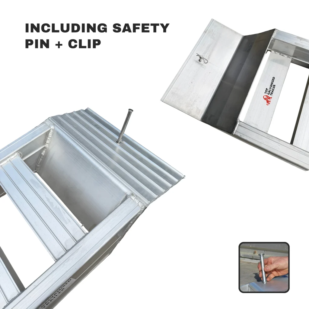 loading ramps pin and clip