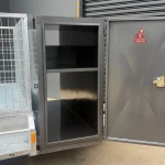 enclosed mower box