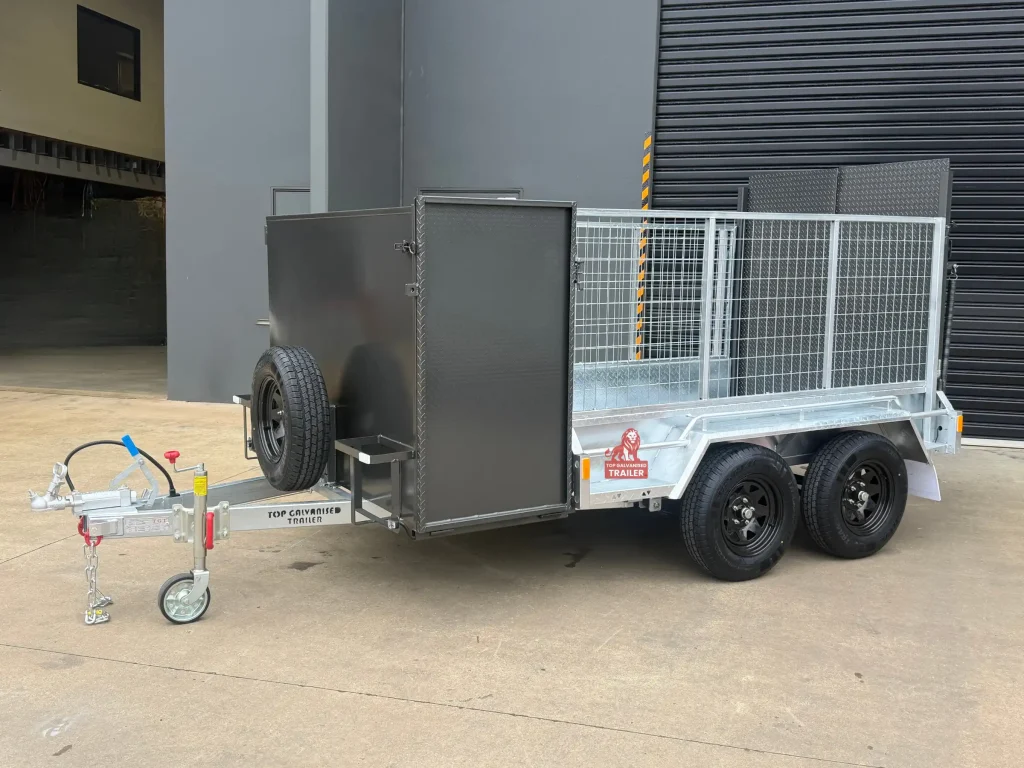 garden mower trailer