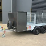 garden mower trailer