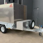 trailer with aluminium top