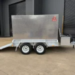 trailer with enclosed cage