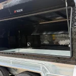 canopy with rubber seal