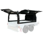 Black Aluminium Trailer Canopy